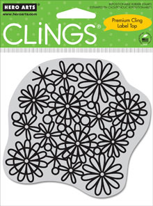 Flower Cutout Cling Stamp
