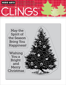 Spirit Of The Season Cling Stamp