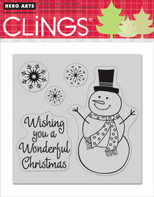 Wonderful Christmas Cling Stamp Set of 5