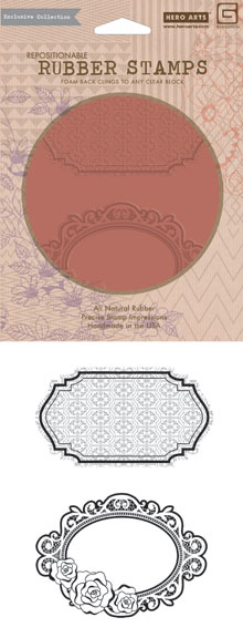 Garden Frames Rubber Stamp