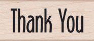 Tall Thank You Wood Stamp