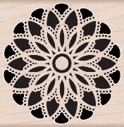 Starburst Wood Stamp