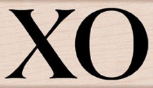 Xo Wood Stamp