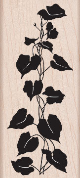 Silhouette Ivy Wood Stamp