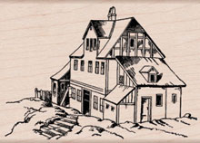 House Wood Stamp