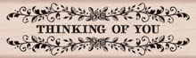 Fancy Thinking Of You Wood Stamp