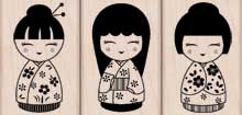 Three Japanese Dolls