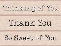 AI: Sweet of You Wood Stamp Set