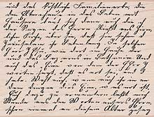 Old Letter Writing Wood Stamp