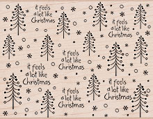 A Lot Like Christmas Wood Stamp