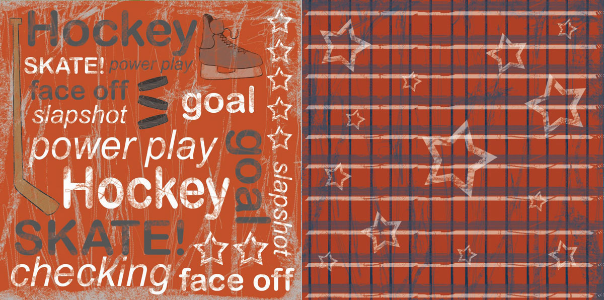 Hockey Paper - Hockey Star Red
