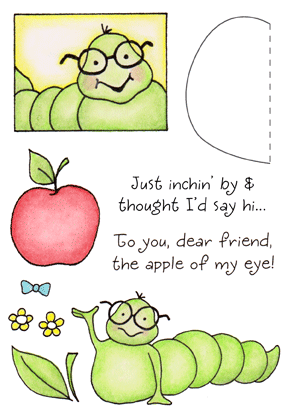Catepillar HoneyPop Stamp Set