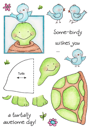 Turtle HoneyPop Stamp Set