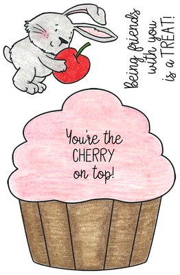 Cupcake Bunny Stamp Set