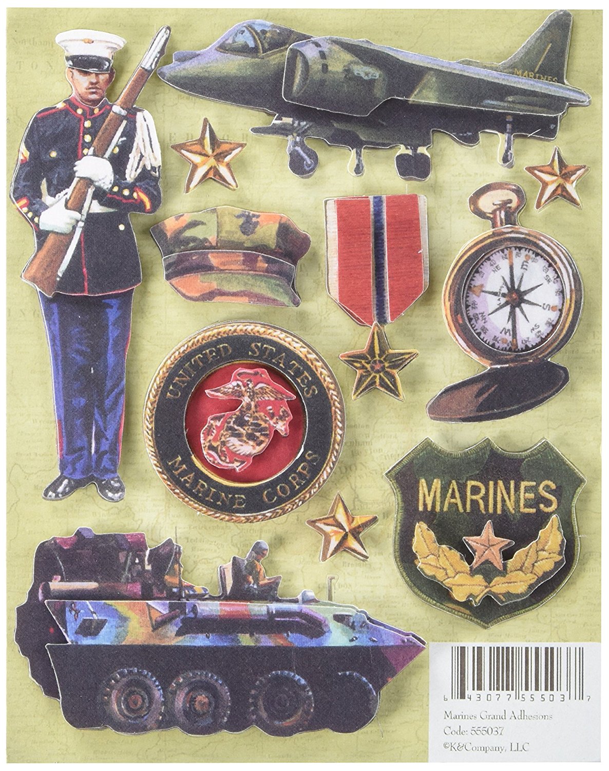 Marines Grand Adhesions Stickers