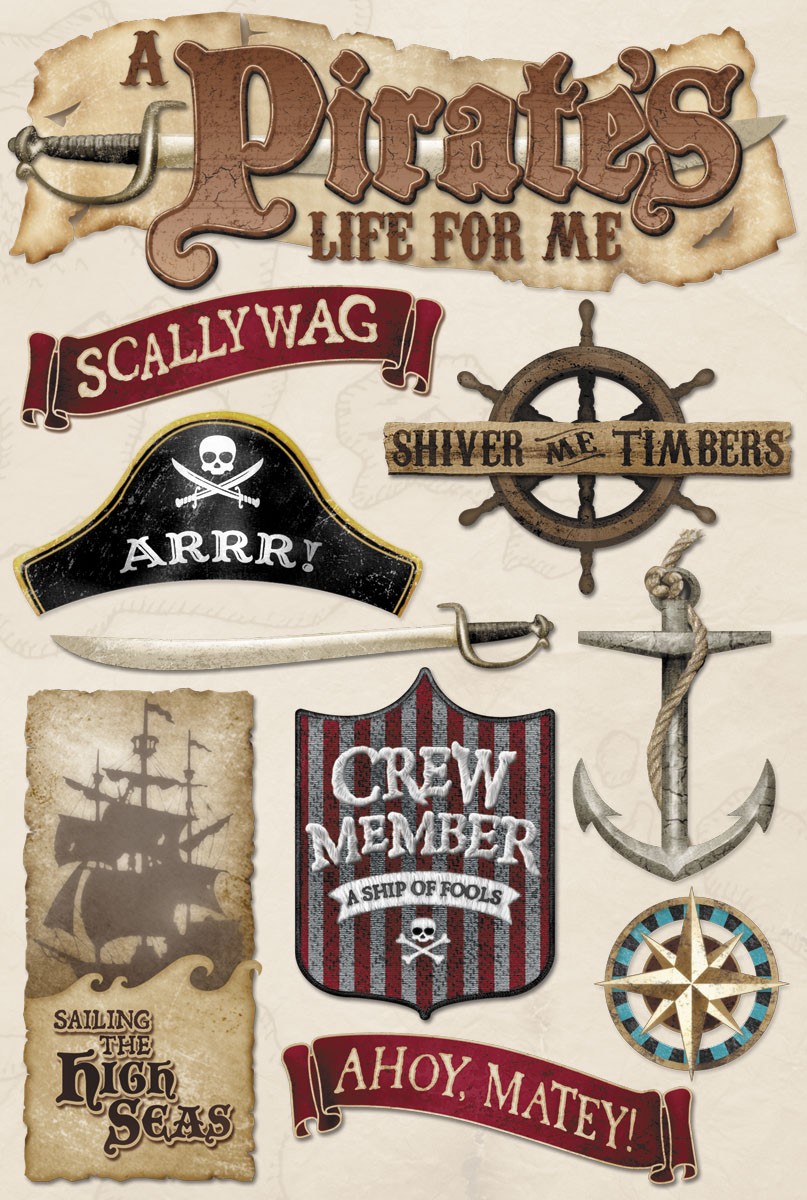 KF Pirate's Life Stickers
