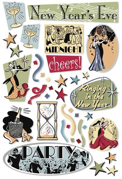 New Years Eve Stickers