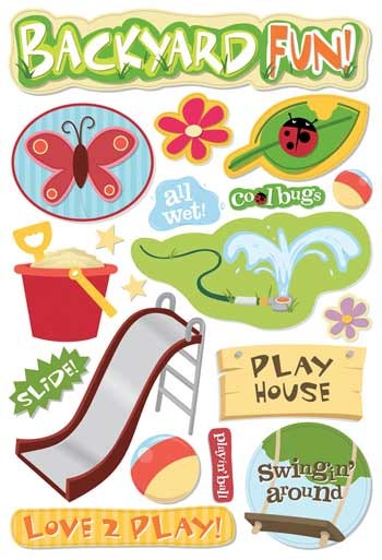 Backyard Fun Stickers