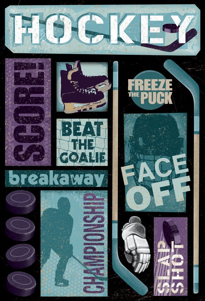 Hockey Goal Stickers