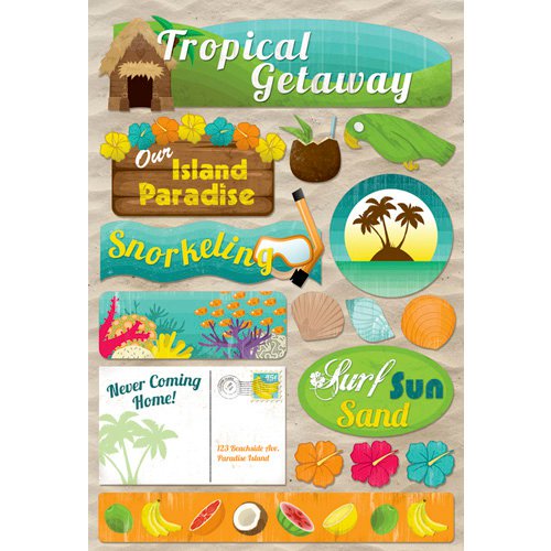 KF Tropical Getaway Stickers