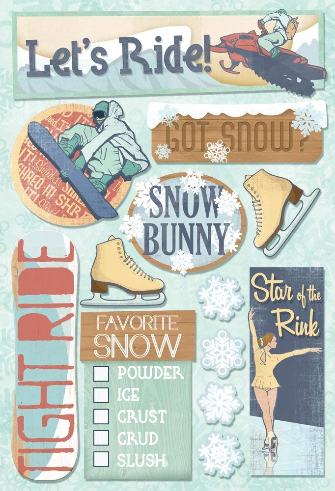 Snow Bunny Sticker Sheet