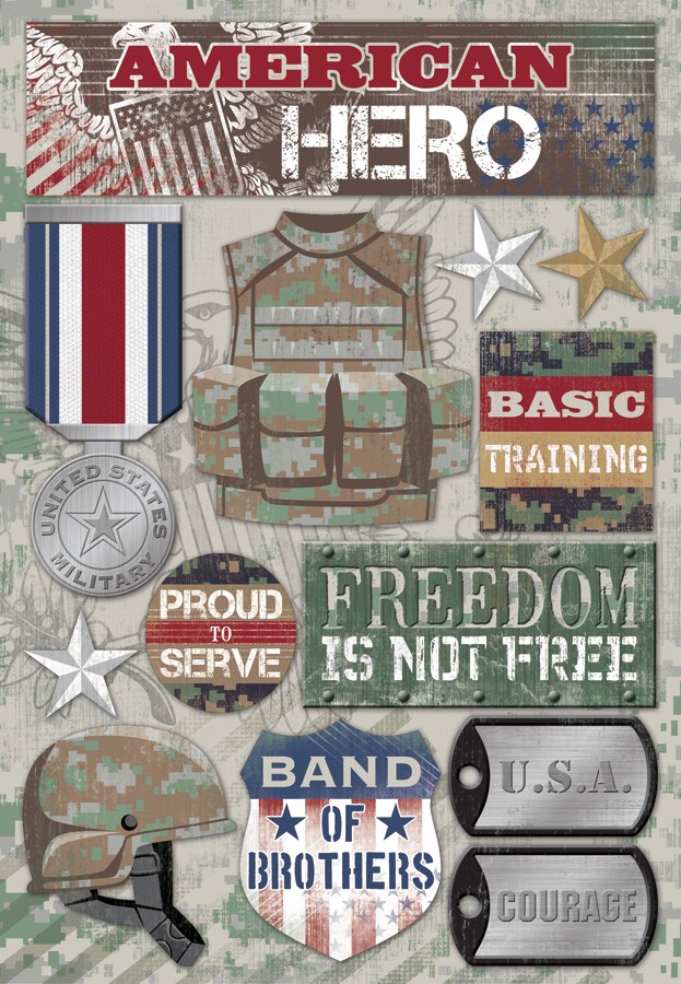 American Hero Stickers
