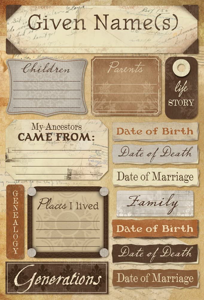 KF My Ancestry Stickers