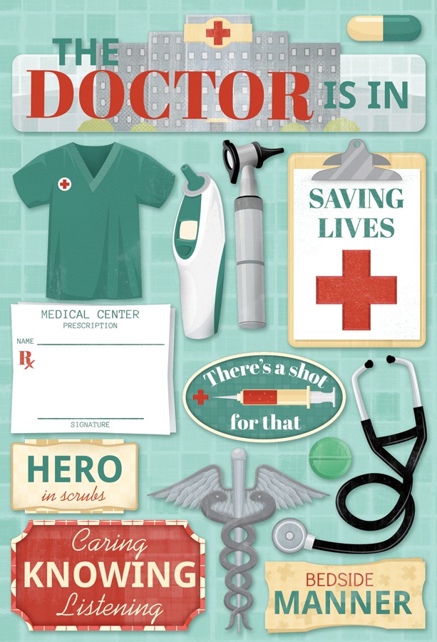 Medical Professions Scrapbooking Supplies