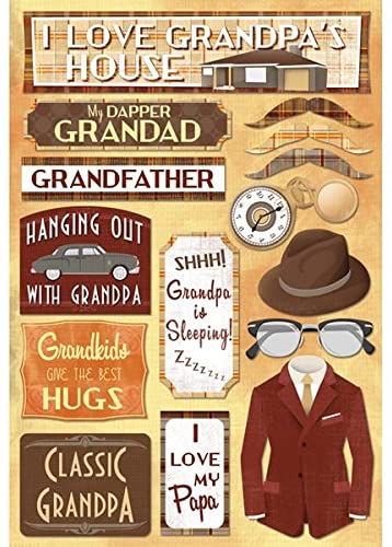 KF Classic Grandpa Stickers