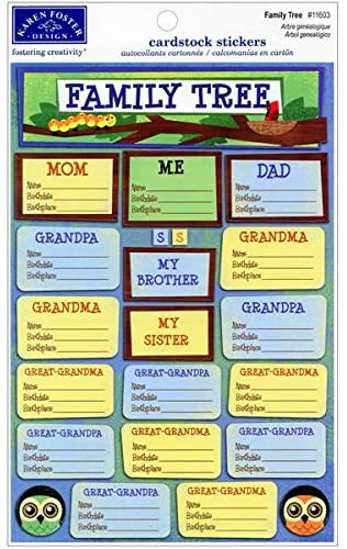 KF Family Tree Stickers