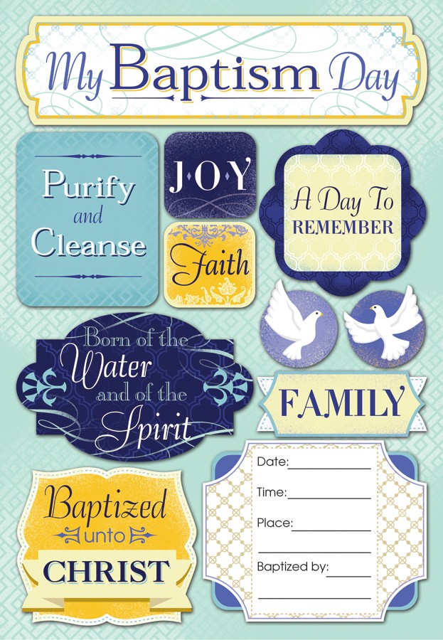 My Baptism Day Stickers