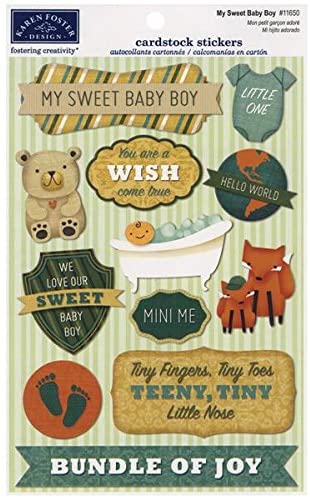 KF My Sweet Baby Boy Stickers