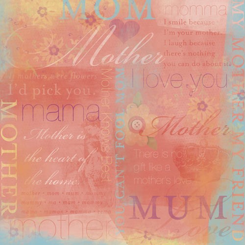 KF #1 Mother Collage Paper