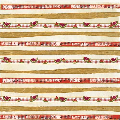 Summertime Paper - Picnic Stripe