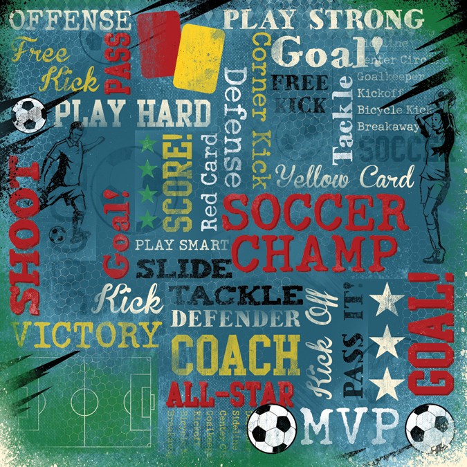 KF Soccer Champ Collage Paper