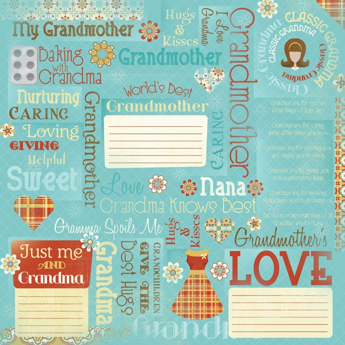 KF Classic Grandma Collage Paper