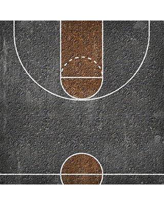 Basketball Paper - Blacktop Court
