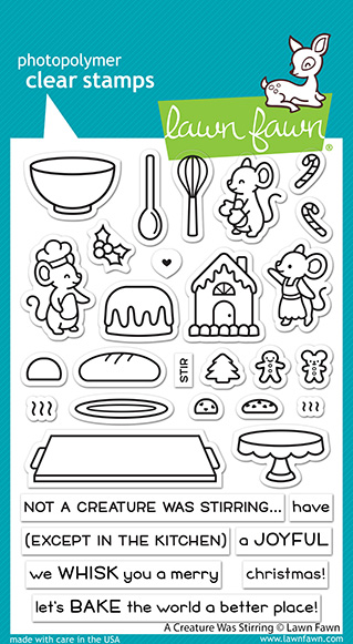 Lawn Fawn Stamps: A Creature Was Stirring