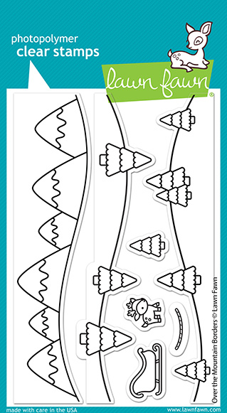 Lawn Fawn Stamps: Olver the Mountain Borders