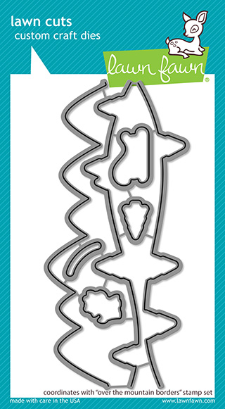 Lawn Fawn Cuts: Olver the Mountain Borders Dies