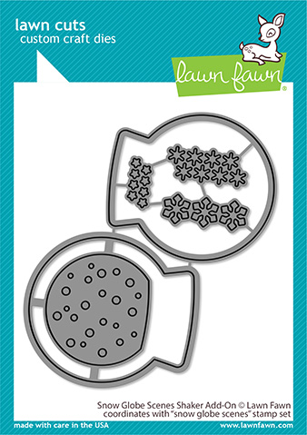 Lawn Fawn Cuts: Snow Globe Scenes Shaker Add-on Dies