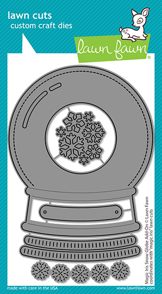 Lawn Fawn Cuts: Magic Iris Snow Globe Add-on Dies