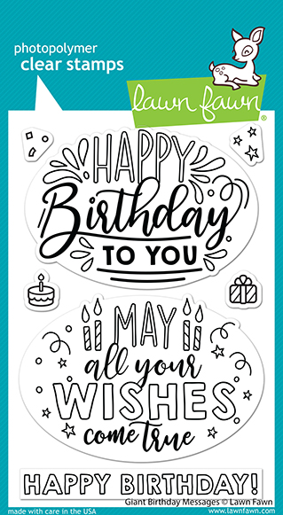 Giant Birthday Messages Stamp Set