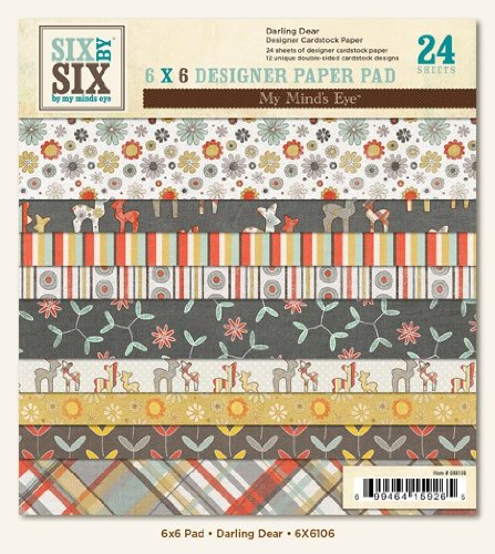 My Mind's Eye 6x6 Paper Pad - Darling Dear