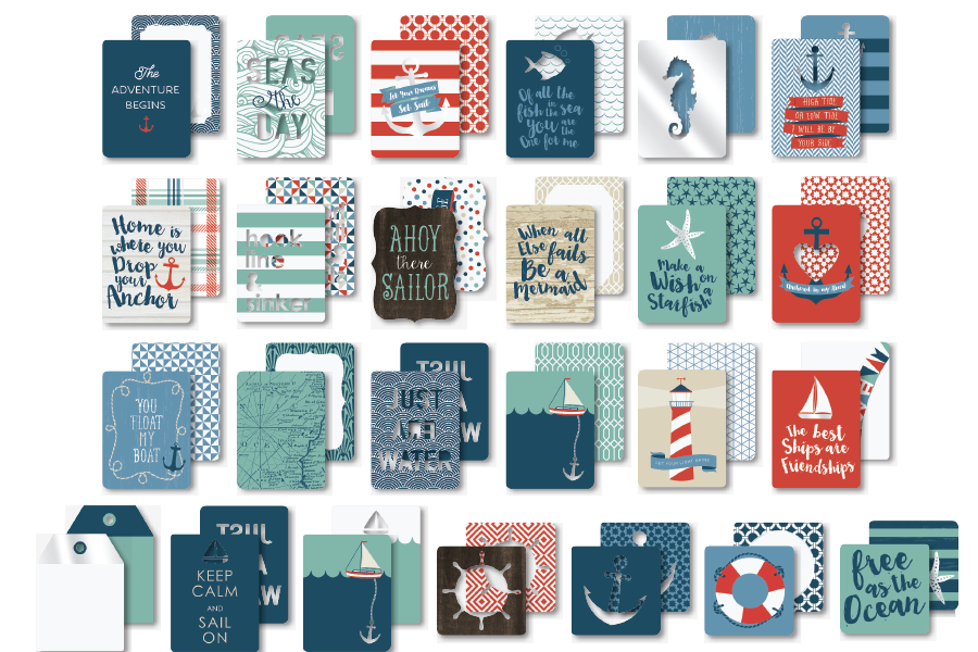 By the Sea: Journal Cards