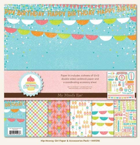 Hip Hooray Girl 12x12 Paper & Accessories Kit