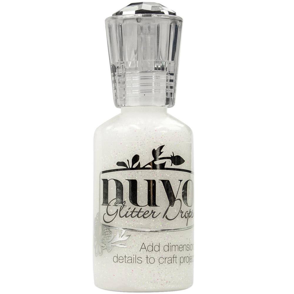 White Blizzard Nuvo Glitter Drops