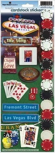 Las Vegas Cardstock Stickers