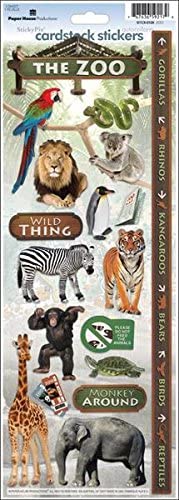 Zoo Cardstock Stickers