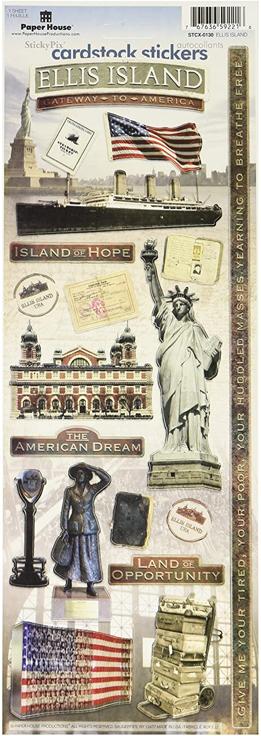 Ellis Island Cardstock Stickers